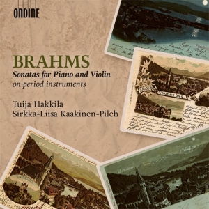 Brahms Johannes - Sonatas For Piano And Violin (On Pe i gruppen Externt_Lager / Naxoslager hos Bengans Skivbutik AB (3208421)