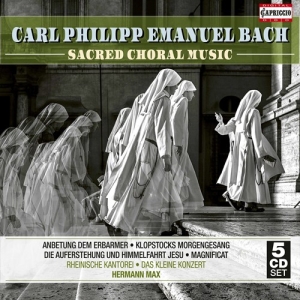 Bach C P E - Sacred Choral Music (5 Cd) i gruppen Externt_Lager / Naxoslager hos Bengans Skivbutik AB (3208444)
