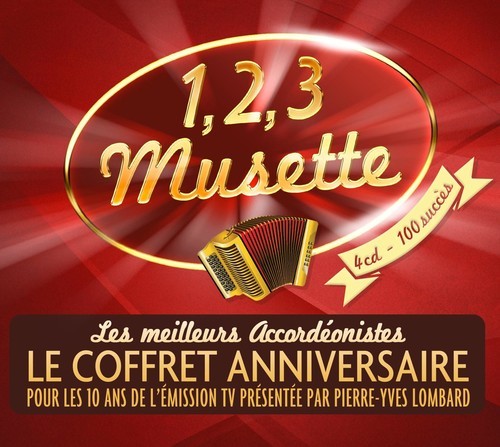 Blandade Artister - 1,2,3 Musette i gruppen CD / Worldmusic/ Folkmusik hos Bengans Skivbutik AB (3210165)