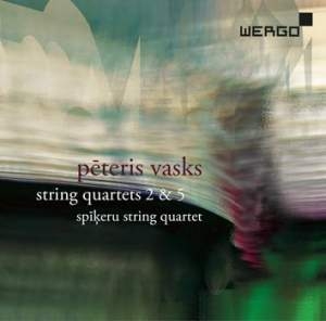 Vasks Peteris - String Quartets 2 & 5 i gruppen Externt_Lager / Naxoslager hos Bengans Skivbutik AB (3217638)