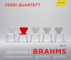 Brahms Johannes - String Quartets, Quintets, Sextets i gruppen Externt_Lager / Naxoslager hos Bengans Skivbutik AB (3223882)