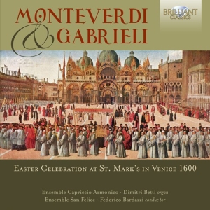 Gabrieli Giovanni Monteverdi Cla - Easter Celebration At St. MarkâS In i gruppen Externt_Lager / Naxoslager hos Bengans Skivbutik AB (3223895)