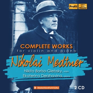 Medtner Nikolai - Complete Works For Violin & Piano i gruppen Externt_Lager / Naxoslager hos Bengans Skivbutik AB (3224244)