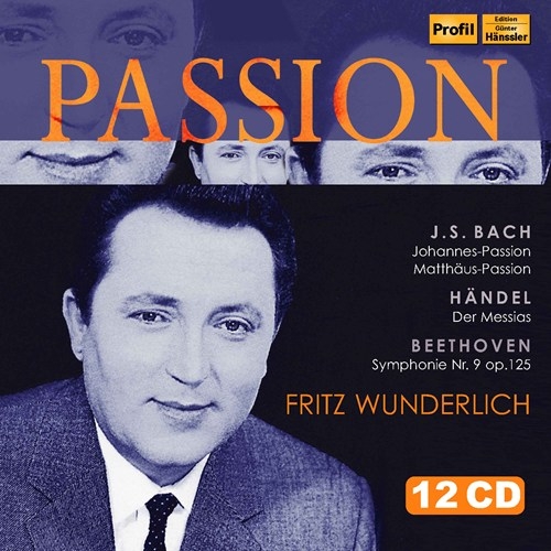 Various - Fritz Wunderlich: Passion (12 Cd) i gruppen Externt_Lager / Naxoslager hos Bengans Skivbutik AB (3224258)