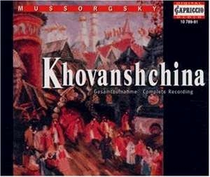 Mussorgsky Modest - Khovanshchina (3 Cd) i gruppen Externt_Lager / Naxoslager hos Bengans Skivbutik AB (3226978)