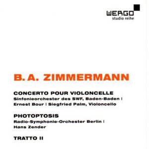 Zimmermann Bernd Alois - Cello Concerto Photoptosis Tratto i gruppen Externt_Lager / Naxoslager hos Bengans Skivbutik AB (3232345)