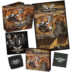 Motorjesus - Race To Resurrection (Box) i gruppen CD / Hårdrock/ Heavy metal hos Bengans Skivbutik AB (3249012)
