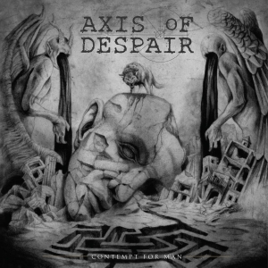 Axis Of Despair - Contempt For Man i gruppen CD / Hårdrock,Svensk Musik hos Bengans Skivbutik AB (3264252)