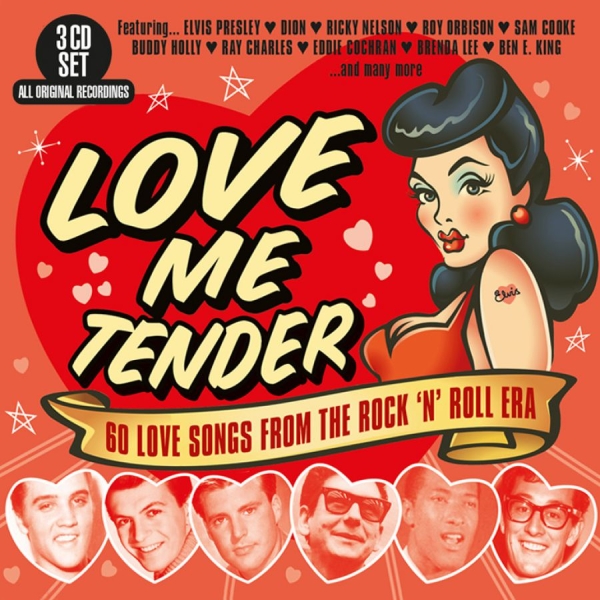 Various Artists - Love Me Tender - 60 Love Songs From i gruppen CD / Toppsäljare hos Bengans Skivbutik AB (3266656)