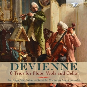 Devienne Francois - 6 Trios For Flute, Viola & Cello i gruppen Externt_Lager / Naxoslager hos Bengans Skivbutik AB (3307289)