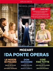 Mozart W A - The Da Ponte Operas (4 Dvd) i gruppen Externt_Lager / Naxoslager hos Bengans Skivbutik AB (3307307)