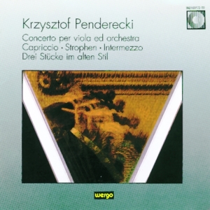 Penderecki Krzysztof - Concerto Per Viola Ed Orchestra Ca i gruppen Externt_Lager / Naxoslager hos Bengans Skivbutik AB (3312470)