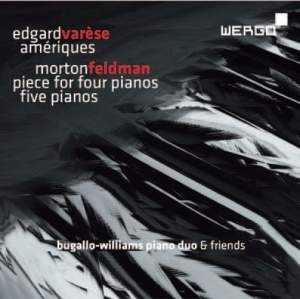 Varèse Edgard Feldman Morton - Amériques (For 2 Pianos, 8 Hands) i gruppen Externt_Lager / Naxoslager hos Bengans Skivbutik AB (3322426)