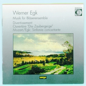 Egk Werner - Musik Für Bläserensemble i gruppen Externt_Lager / Naxoslager hos Bengans Skivbutik AB (3330220)