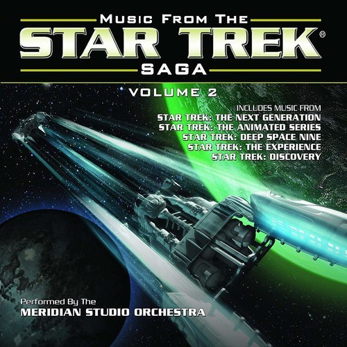 Meridian Studio Orchestra - Music From The Star Trek Saga Volum i gruppen CD / Film/Musikal hos Bengans Skivbutik AB (3339840)