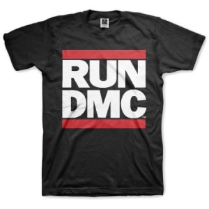 Run Dmc - Logo Uni Bl T-Shirt i gruppen MERCHANDISE / T-shirt / Hip Hop-Rap hos Bengans Skivbutik AB (3351591r)