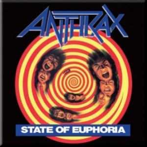 Anthrax - ANTHRAX FRIDGE MAGNET: STATE OF EUPHORIA i gruppen Kampanjer / BlackFriday2020 hos Bengans Skivbutik AB (3368158)