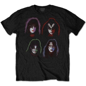 Kiss - Kiss Faces T-shirt i gruppen Minishops / Kiss hos Bengans Skivbutik AB (3377731)