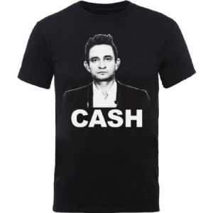 Johnny Cash - Straight Stare Uni Bl    i gruppen MERCHANDISE / T-shirt / Country hos Bengans Skivbutik AB (3401695)