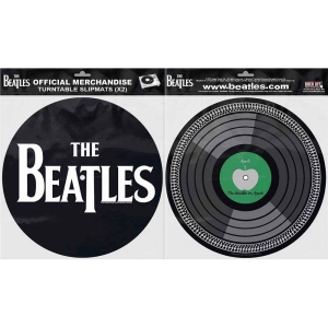 The Beatles - Drop T Logo & Apple Turntable Slipmat Pa i gruppen ÖVRIGT / Merch Blandat hos Bengans Skivbutik AB (3407120)