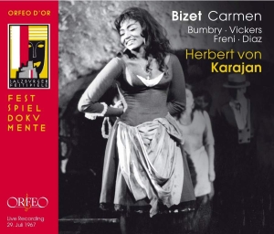 Bizet Georges - Carmen (Salzburg, 1967) (3 Cd) i gruppen Externt_Lager / Naxoslager hos Bengans Skivbutik AB (3460884)