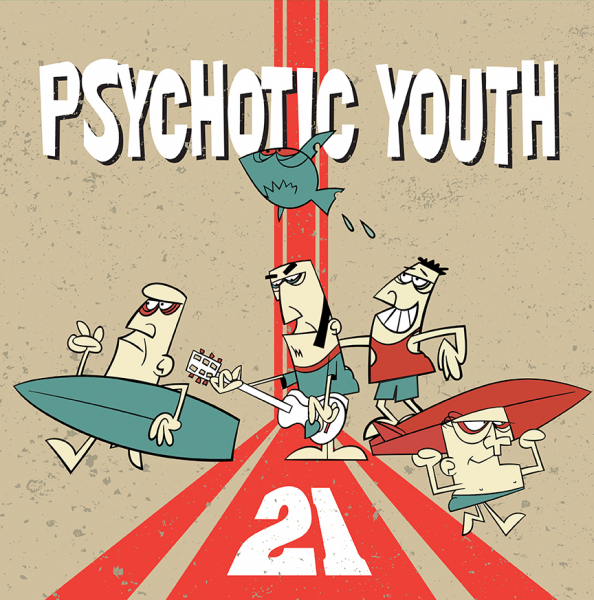 Psychotic Youth - 21 (Black Vinyl LP) i gruppen VINYL / Rock hos Bengans Skivbutik AB (3466611)