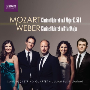Mozart W A Weber Carl Maria - Clarinet Quintets i gruppen Externt_Lager / Naxoslager hos Bengans Skivbutik AB (3469550)