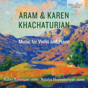 Khachaturian Aram Khachaturian K - Music For Violin And Piano i gruppen Externt_Lager / Naxoslager hos Bengans Skivbutik AB (3487576)