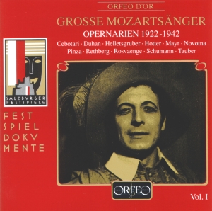 Mozart W A - Grosse Mozartsänger, Vol. 1 i gruppen Externt_Lager / Naxoslager hos Bengans Skivbutik AB (3489932)