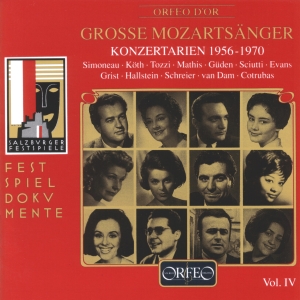 Mozart W A - Grosse Mozartsänger, Vol. 4 i gruppen Externt_Lager / Naxoslager hos Bengans Skivbutik AB (3489935)