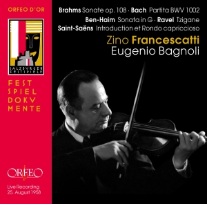 Various - Zino Francescatti, Live Recording S i gruppen Externt_Lager / Naxoslager hos Bengans Skivbutik AB (3489952)