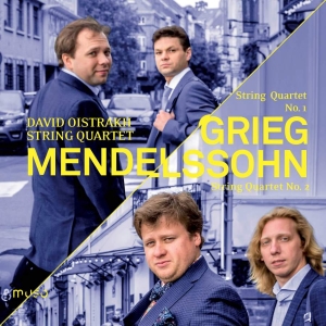 Grieg Edvard Mendelssohn Felix - String Quartets i gruppen Externt_Lager / Naxoslager hos Bengans Skivbutik AB (3494720)