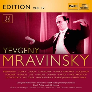 Various - Yevgeny Mravinsky Vol. 4 (10 Cd) i gruppen Externt_Lager / Naxoslager hos Bengans Skivbutik AB (3494730)