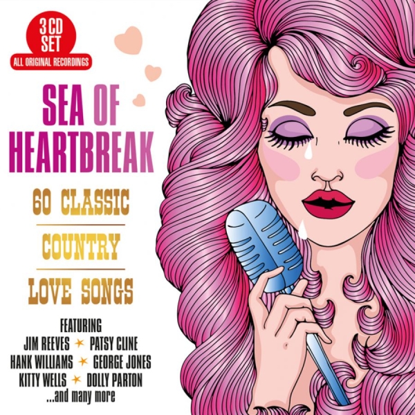 Various Artists - Sea Of Heartbreak:60 Classic Countr i gruppen CD / Toppsäljare hos Bengans Skivbutik AB (3495419)