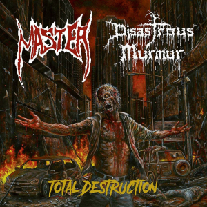 Master/Disastrous Murmur - Total Destruction i gruppen VINYL / Hårdrock hos Bengans Skivbutik AB (3509668)