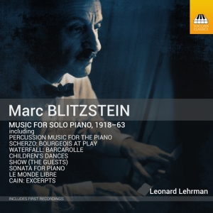 Blitzstein Marc - Music For Solo Piano, 1918â63 i gruppen Externt_Lager / Naxoslager hos Bengans Skivbutik AB (3509780)