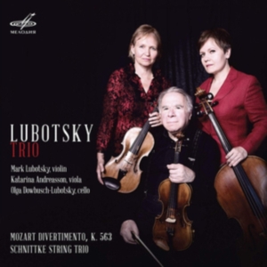 Mozart W A Schnittke Alfred - Lubotsky Trio. Mozart & Schnittke i gruppen Externt_Lager / Naxoslager hos Bengans Skivbutik AB (3509809)