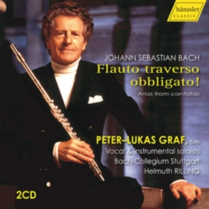 Bach J S - Flauto Traverso Obbligato! Arias Fr i gruppen Externt_Lager / Naxoslager hos Bengans Skivbutik AB (3510197)