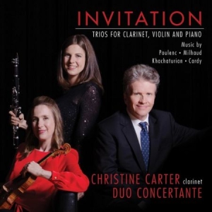 Carter Christine & Duo Concertante - Invitation: Trios For Carinet, Viol i gruppen CD / Pop hos Bengans Skivbutik AB (3512026)