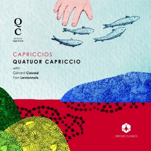 Quatuor Capriccio - Capriccios i gruppen Externt_Lager / Naxoslager hos Bengans Skivbutik AB (3522525)