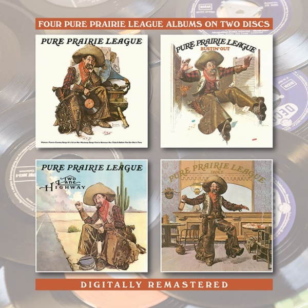Pure Prairie League - P.P.L./Bustin' Out/Two Lane Highway i gruppen CD / Toppsäljare hos Bengans Skivbutik AB (3530719)