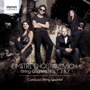 Shostakovich Dmitry - String Quartets Nos. 1, 2 & 7 i gruppen Externt_Lager / Naxoslager hos Bengans Skivbutik AB (3532499)