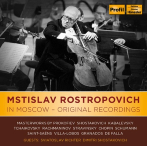 Various - Mstislav Rostropovich In Moscow - O i gruppen CD / Toppsäljare hos Bengans Skivbutik AB (3532518)
