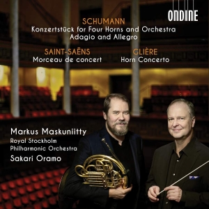 Schumann Robert Saint-Saëns Cami - Konzertstück For Four Horns And Orc i gruppen Externt_Lager / Naxoslager hos Bengans Skivbutik AB (3552115)