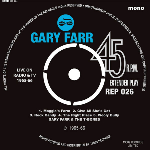 Farr Gary & T-Bones With Keith Emer - Live On Tv Ep i gruppen VINYL / Pop hos Bengans Skivbutik AB (3556370)