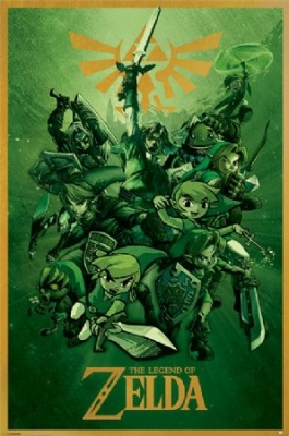 Legend of Zelda - Maxi Poster The Legend Of Zelda (Link) i gruppen ÖVRIGT / BW-Poster hos Bengans Skivbutik AB (3577392)