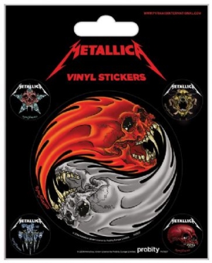 Metallica - Metallica (Yin & Yang Skulls - Pushead)  i gruppen VI TIPSAR / Tips Merch hos Bengans Skivbutik AB (3587722)