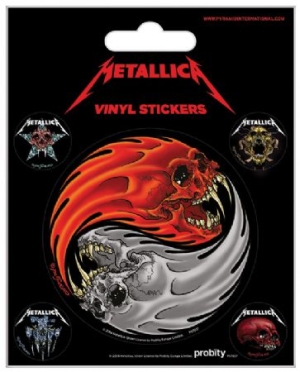 Metallica - Metallica (Yin & Yang Skulls - Pushead)  i gruppen MERCH / Test-Tshirts hos Bengans Skivbutik AB (3587722)