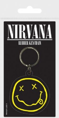 Nirvana - Nirvana (Smiley) Rubber Keychain i gruppen ÖVRIGT / Merch Nyckelringar hos Bengans Skivbutik AB (3587736)