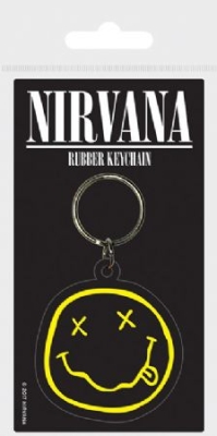 Nirvana - Nirvana (Smiley) Rubber Keychain i gruppen MERCHANDISE / Nyckelring / Pop-Rock hos Bengans Skivbutik AB (3587736)